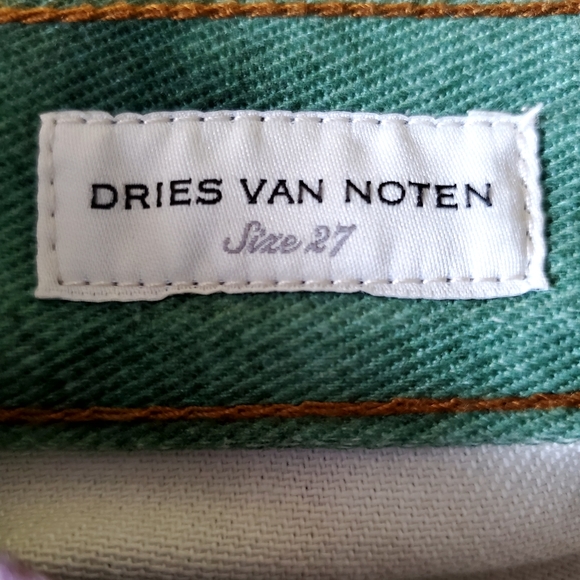 NWT Dries Van Noten Women's Multi Coloured Straight Leg Jeans size 27 - Picture 5 of 7
